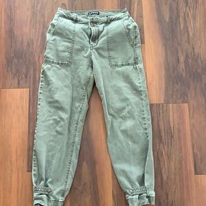 Women’s olive green high waisted pants